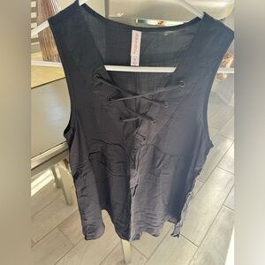 Womens Dark Grey Tank Top